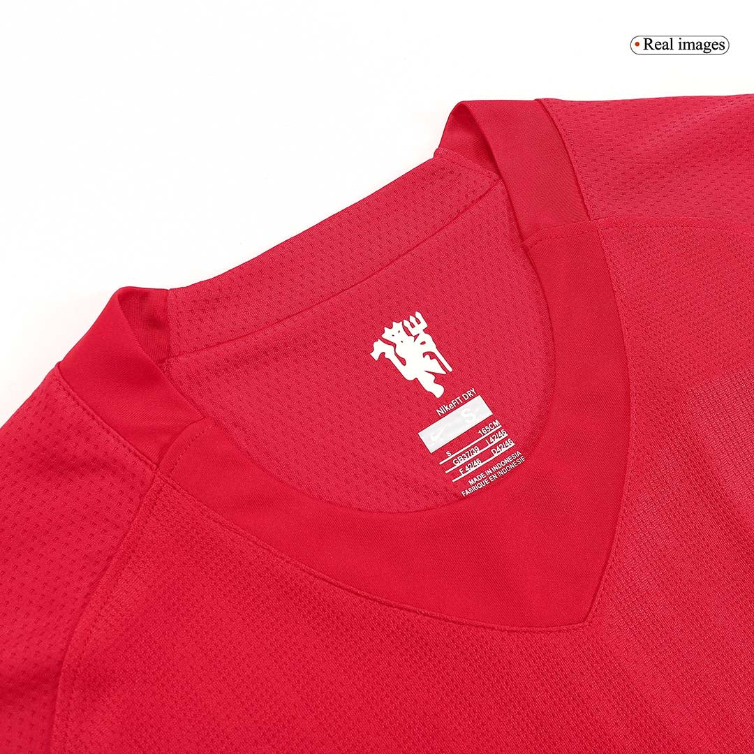 RONALDO #7 Manchester United 2007/08 Hjemme Retro drakt Langermet