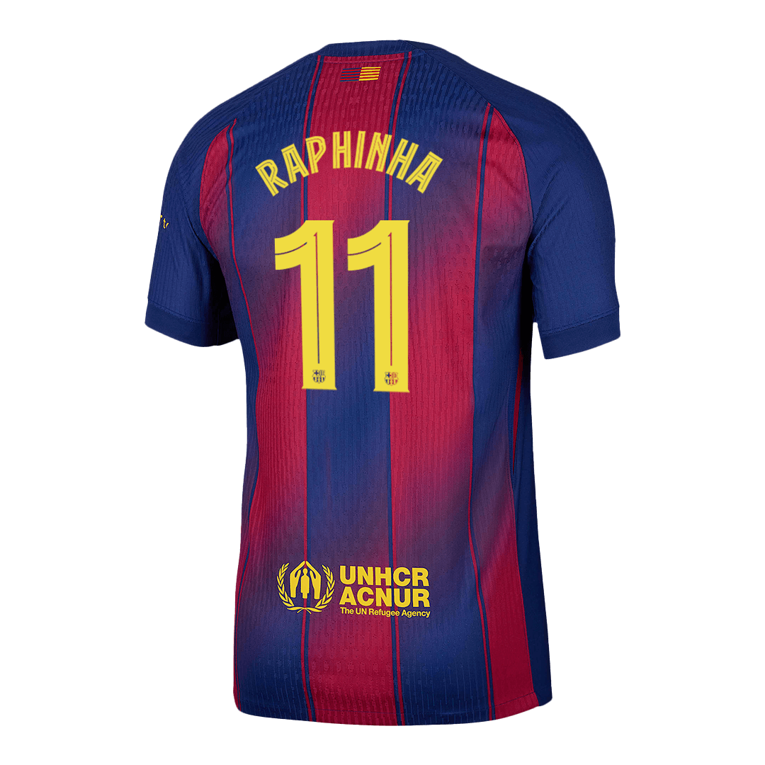 RAPHINHA #11 Barcelona Hjemme UCL Herrer Matchdrakt 2025/26