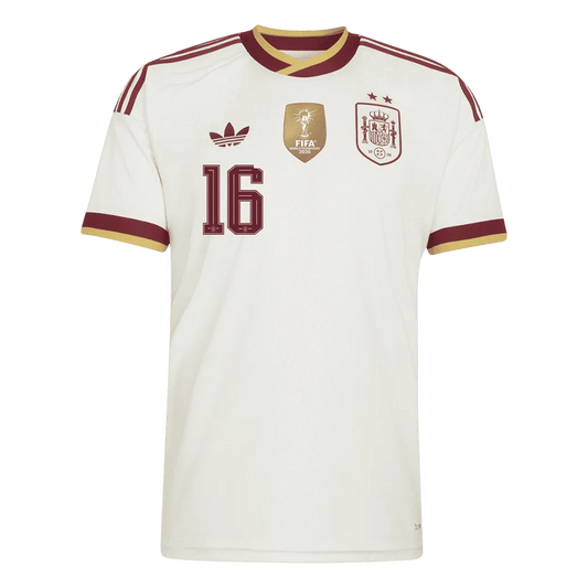 Spania Borte Herrer Matchdrakt RODRIGO #16 – VM 2026 - Vinnertrøye