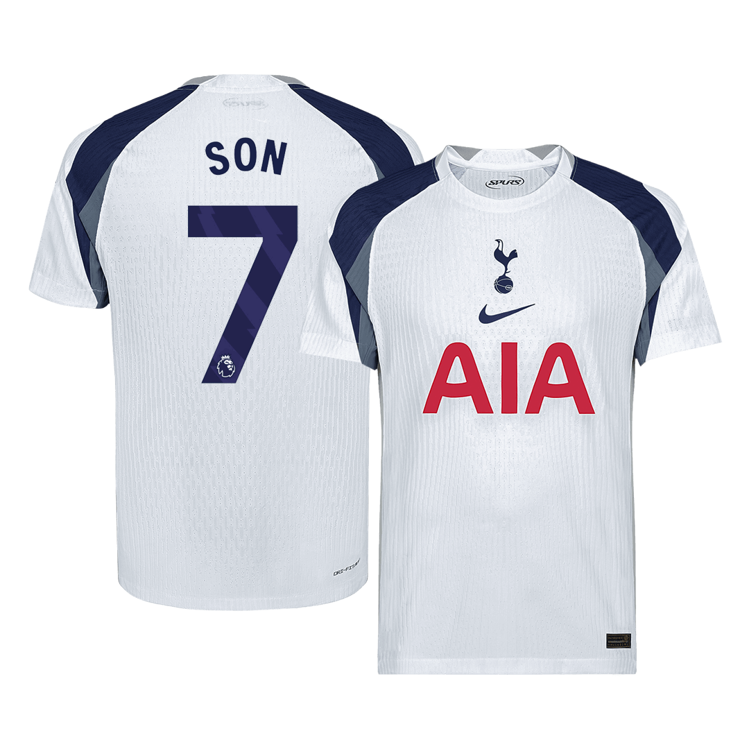 SON #7 Tottenham Hotspur Hjemme Hvit Herrer Matchdrakt 2025/26
