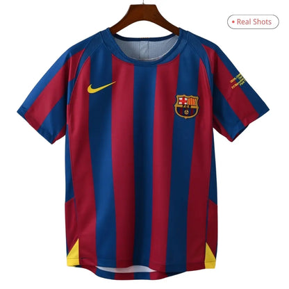 Barcelona MESSI #30 Barcelona 2005/06 Hjemme Retro drakt – UCL-finale