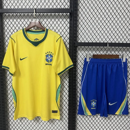 Brasil Hjemme Herrer Draktsett – VM 2026