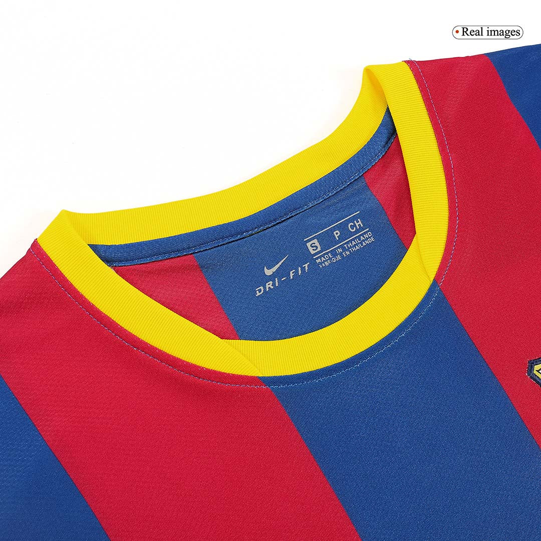 Messi #10 Barcelona 2010/11 Hjemme Retro drakt