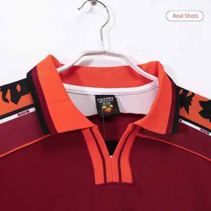 TOTTI #10 Roma 1998/99 Hjemme Retro drakt