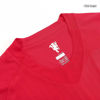 RONALDO #7 Manchester United 2007/08 Hjemme Retro drakt Langermet