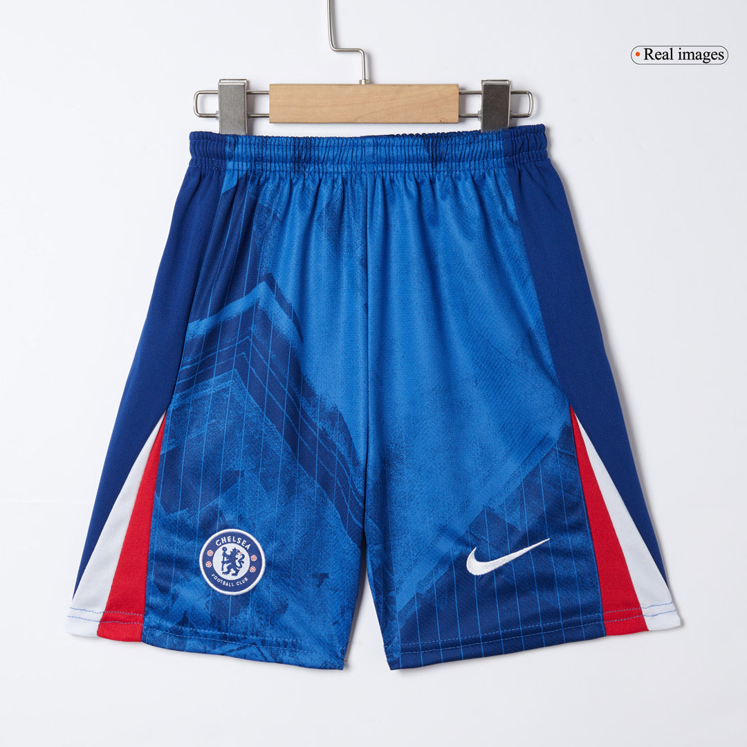 Chelsea Hjemme Barn Draktsett 2025/26 – Trøye + Shorts + Strømper