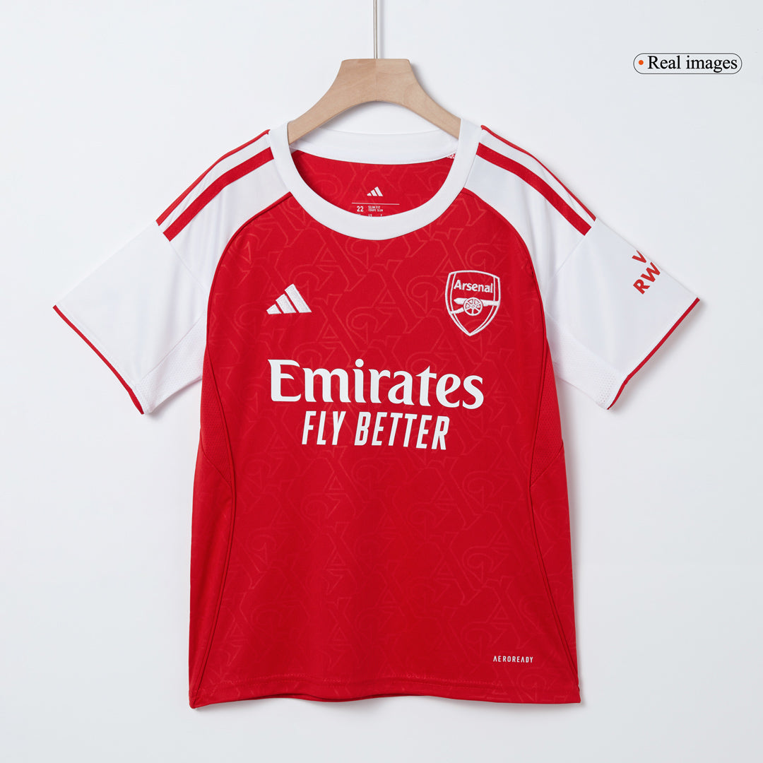 Arsenal Hjemme Barn Draktsett 2025/26 – Trøye + Shorts + Strømper