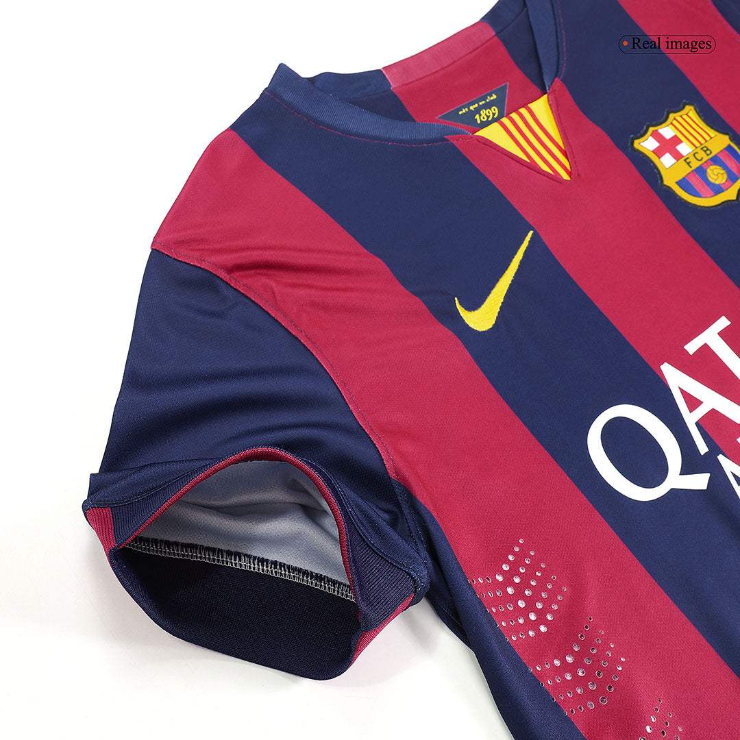 Barcelona NEYMAR JR #11 Barcelona 2014/15 Hjemme Retro drakt