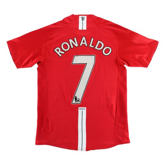 RONALDO #7 Manchester United 2007/08 Hjemme Retro drakt