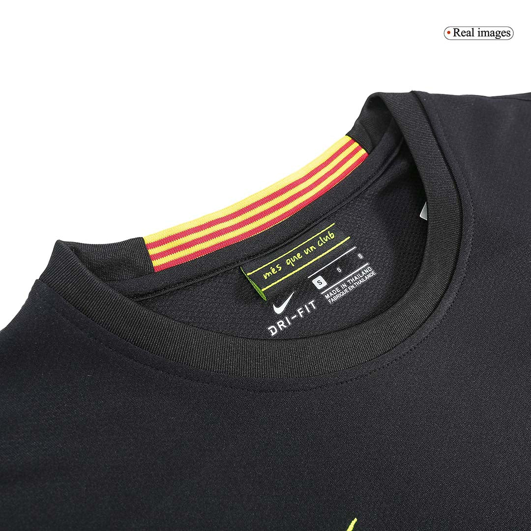 Neymar Jr #11 Barcelona 2013/14 Tredje Retro drakt