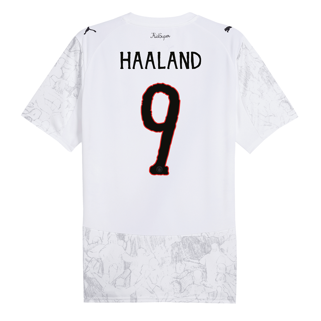 HAALAND #9 Manchester City KidSuper Herrer Fan-drakt 2025/26 – Klubb-VM