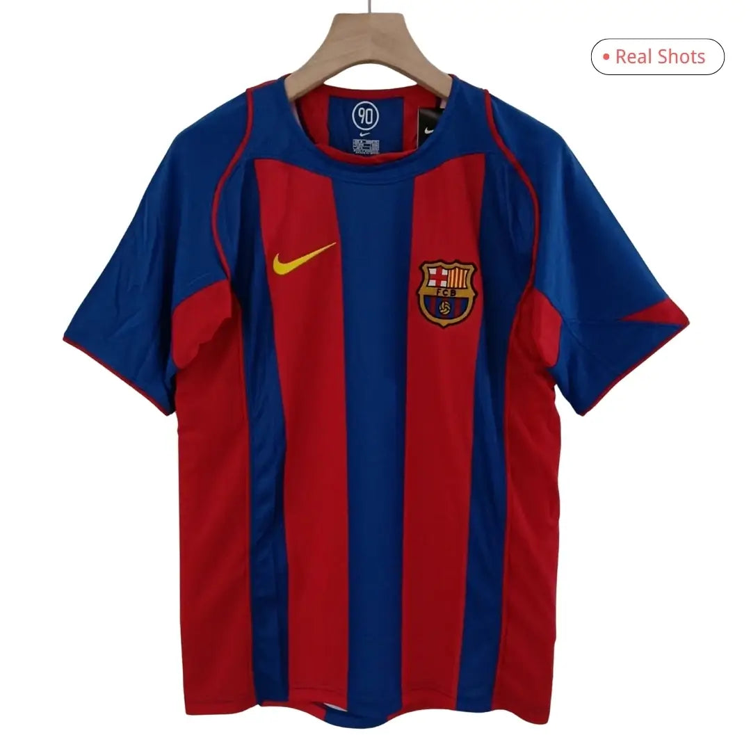 Ronaldinho #10 Barcelona 2004/05 Hjemme Retro drakt