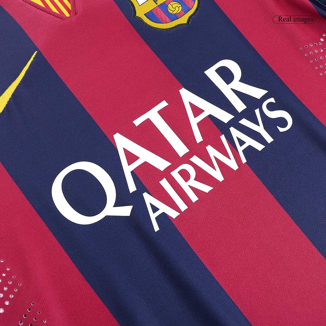 Barcelona NEYMAR JR #11 Barcelona 2014/15 Hjemme Retro drakt