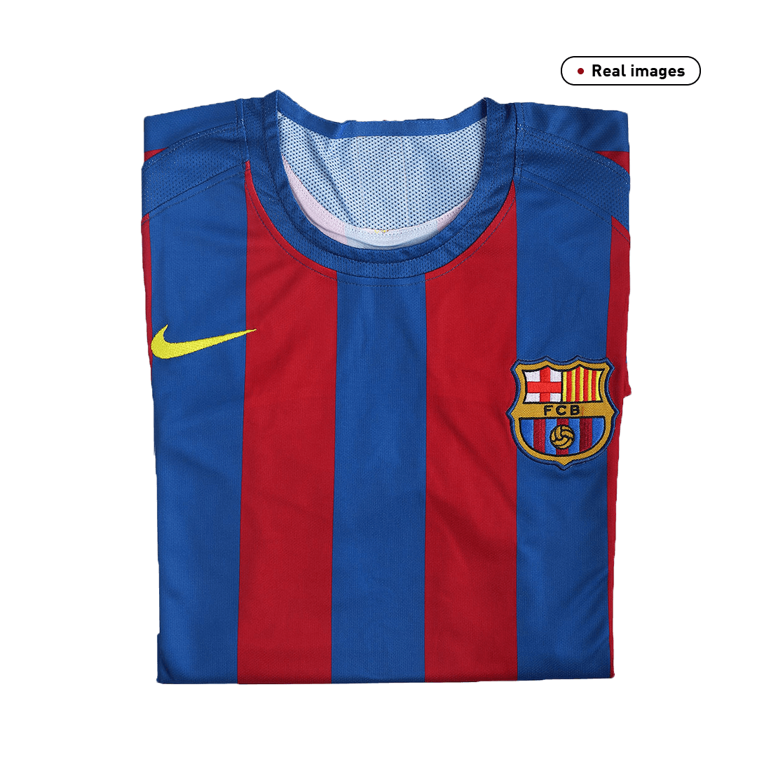 Barcelona MESSI #30 Barcelona 2005/06 Hjemme Retro drakt – UCL-finale