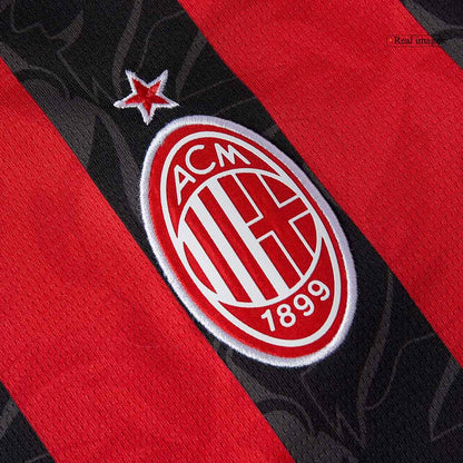 PULISIC #11 AC Milan Hjemme Rød og Svart Herrer Fan-drakt 2025/26