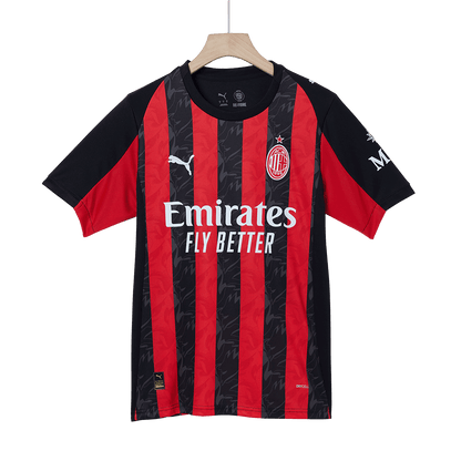 AC Milan Hjemme Rød og Svart Herrer Fan-drakt 2025/26