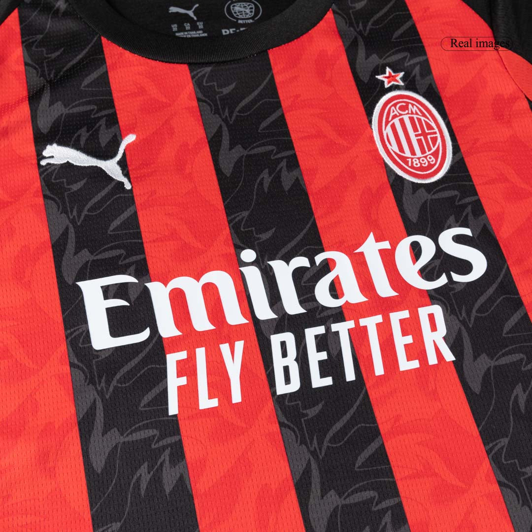 AC Milan Hjemme Barn Draktsett 2025/26 – Trøye + Shorts + Strømper