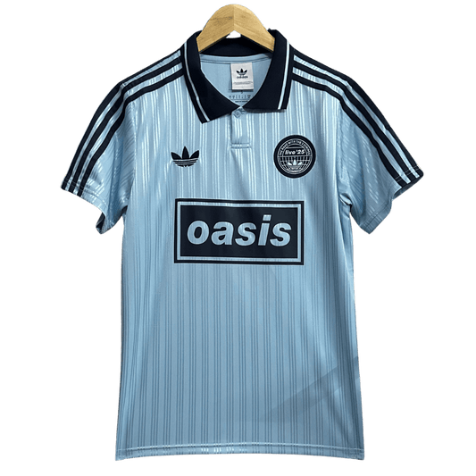 Fotballdrakt Ad x Oasis Tour Blå Jacquard Herrer Fan-drakt