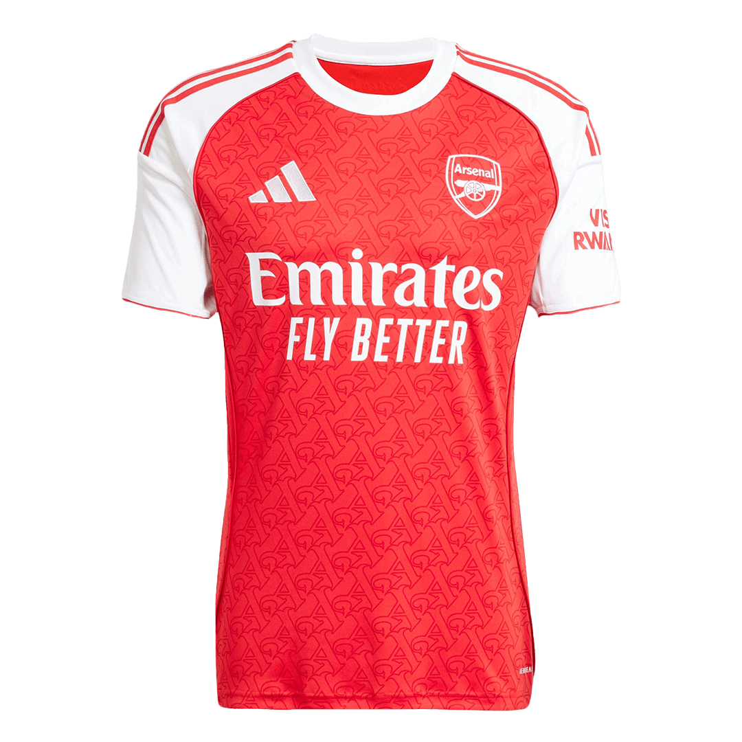RICE #41 Arsenal Hjemme Rød Herrer Fan-drakt 2025/26