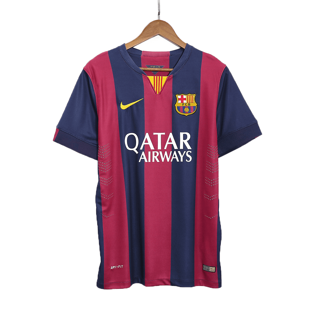 Barcelona MESSI #10 Barcelona 2014/15 Hjemme Retro drakt