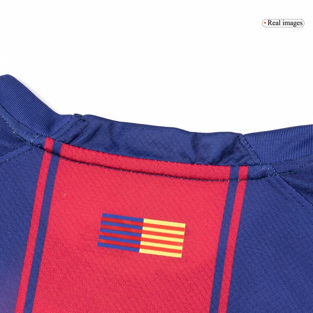Barcelona Hjemme Herrer Fan-drakt 2025/26 Langermet