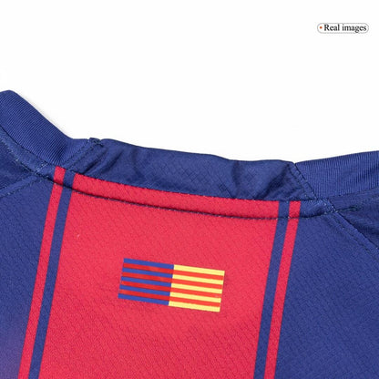Barcelona Hjemme Herrer Fan-drakt 2025/26 Langermet