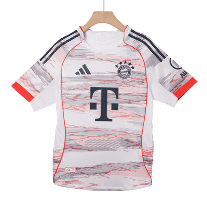 MÜLLER #25 Bayern Munich Borte Hvit Herrer Matchdrakt 2025/26