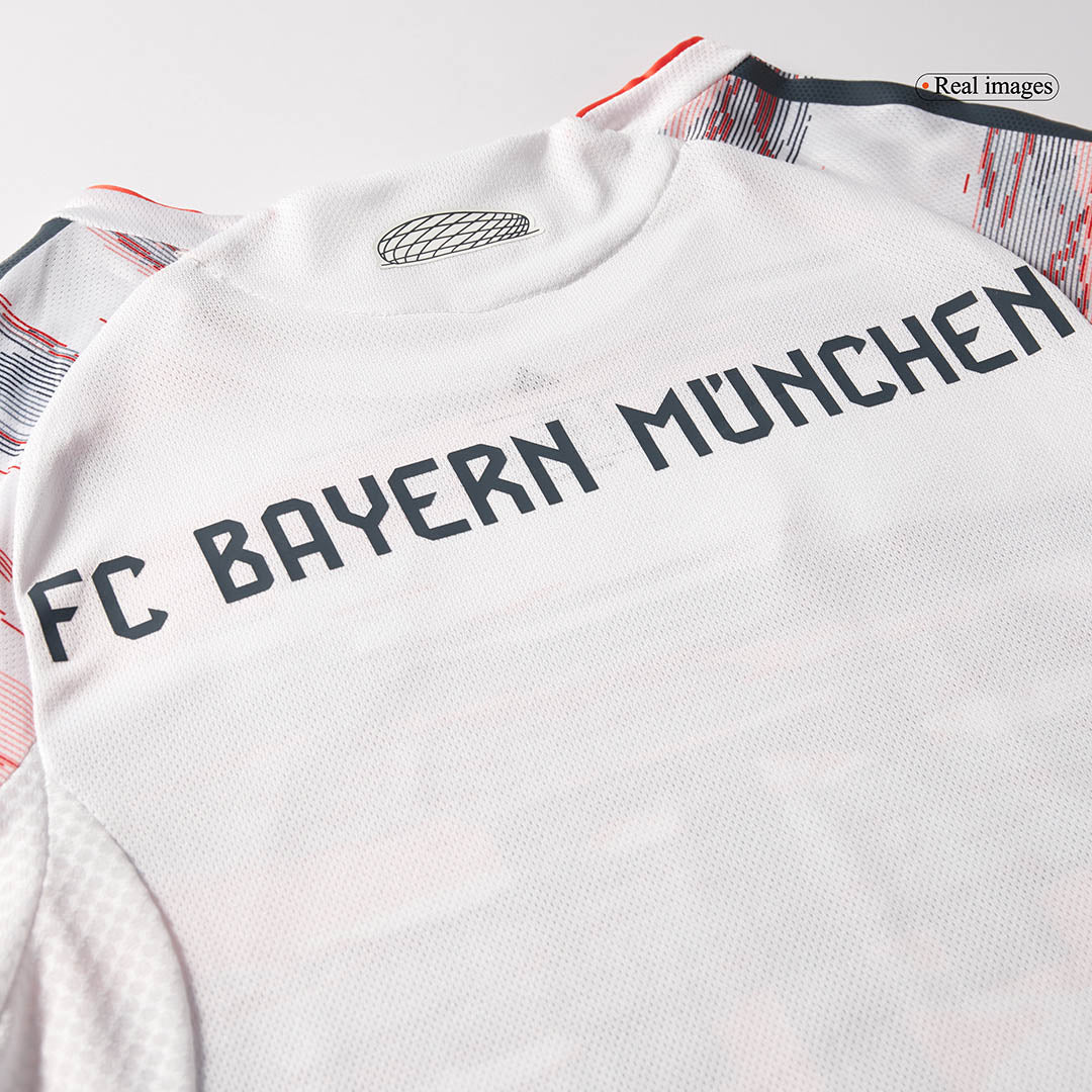 MÜLLER #25 Bayern Munich Borte Hvit Herrer Matchdrakt 2025/26
