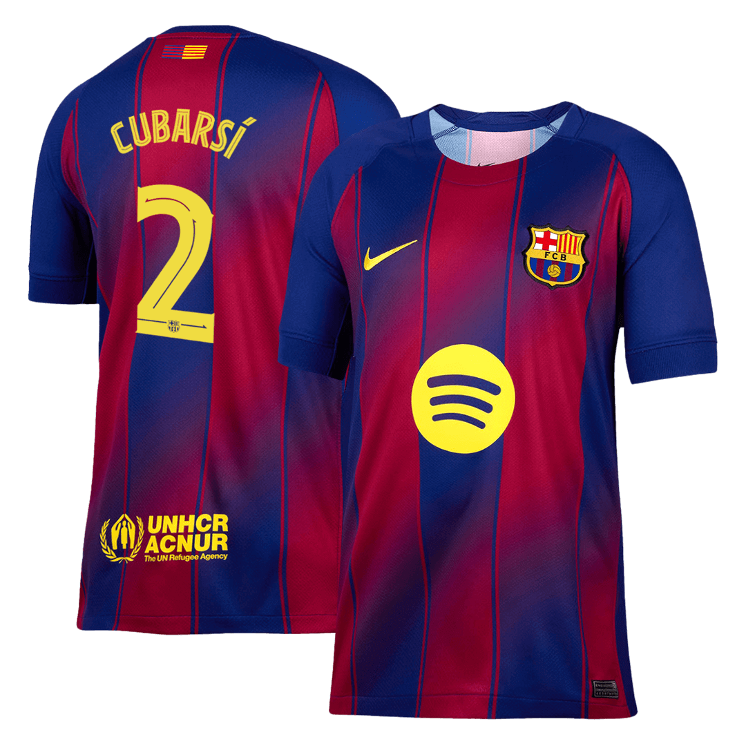 CUBARSÍ #2 Barcelona Hjemme UCL Herrer Fan-drakt 2025/26