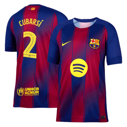 CUBARSÍ #2 Barcelona Hjemme UCL Herrer Fan-drakt 2025/26