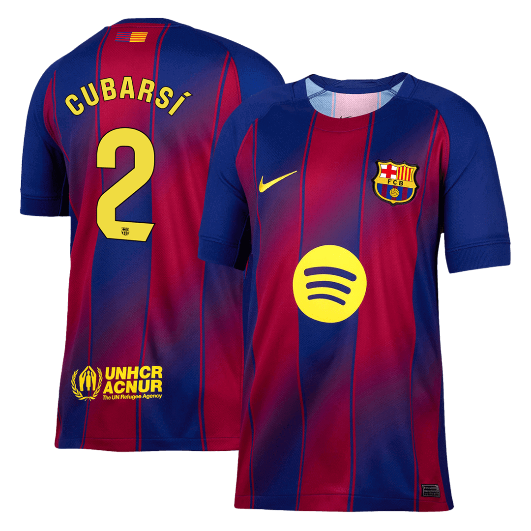 CUBARSÍ #2 Barcelona Hjemme Herrer Fan-drakt 2025/26