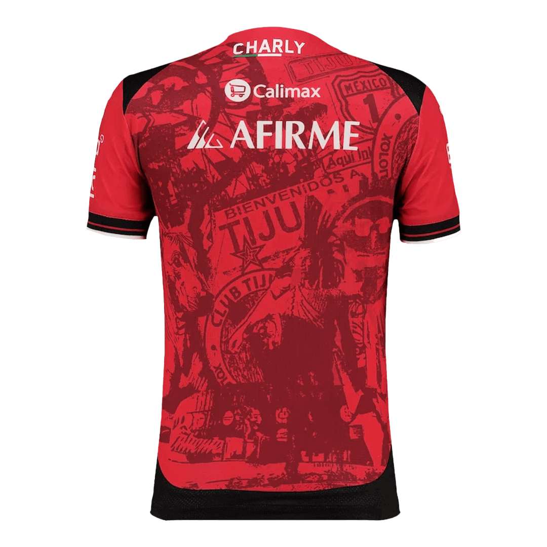 Fotballdrakt Hjemme Club Tijuana Herrer Fan-drakt 2025/26