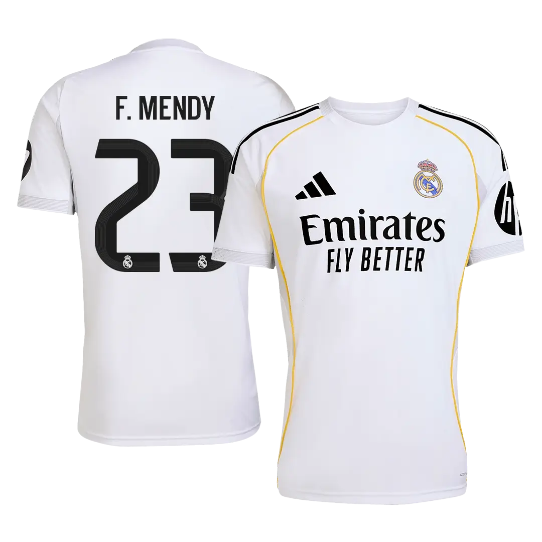 F.MENDY #23 Real Madrid Hjemme Herrer Fan-drakt 2025/26