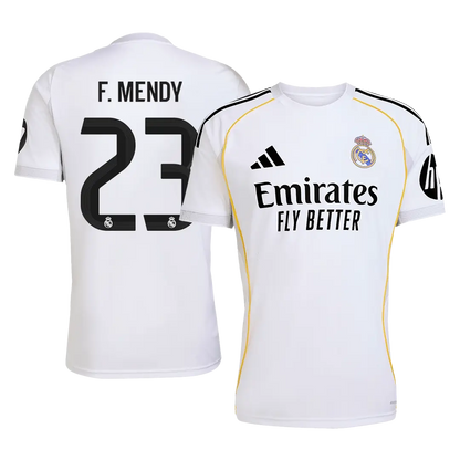 F.MENDY #23 Real Madrid Hjemme Herrer Fan-drakt 2025/26