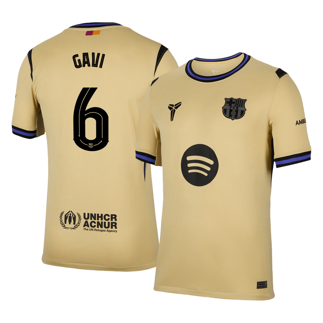 GAVI #6 Barcelona Borte UCL Herrer Fan-drakt 2025/26