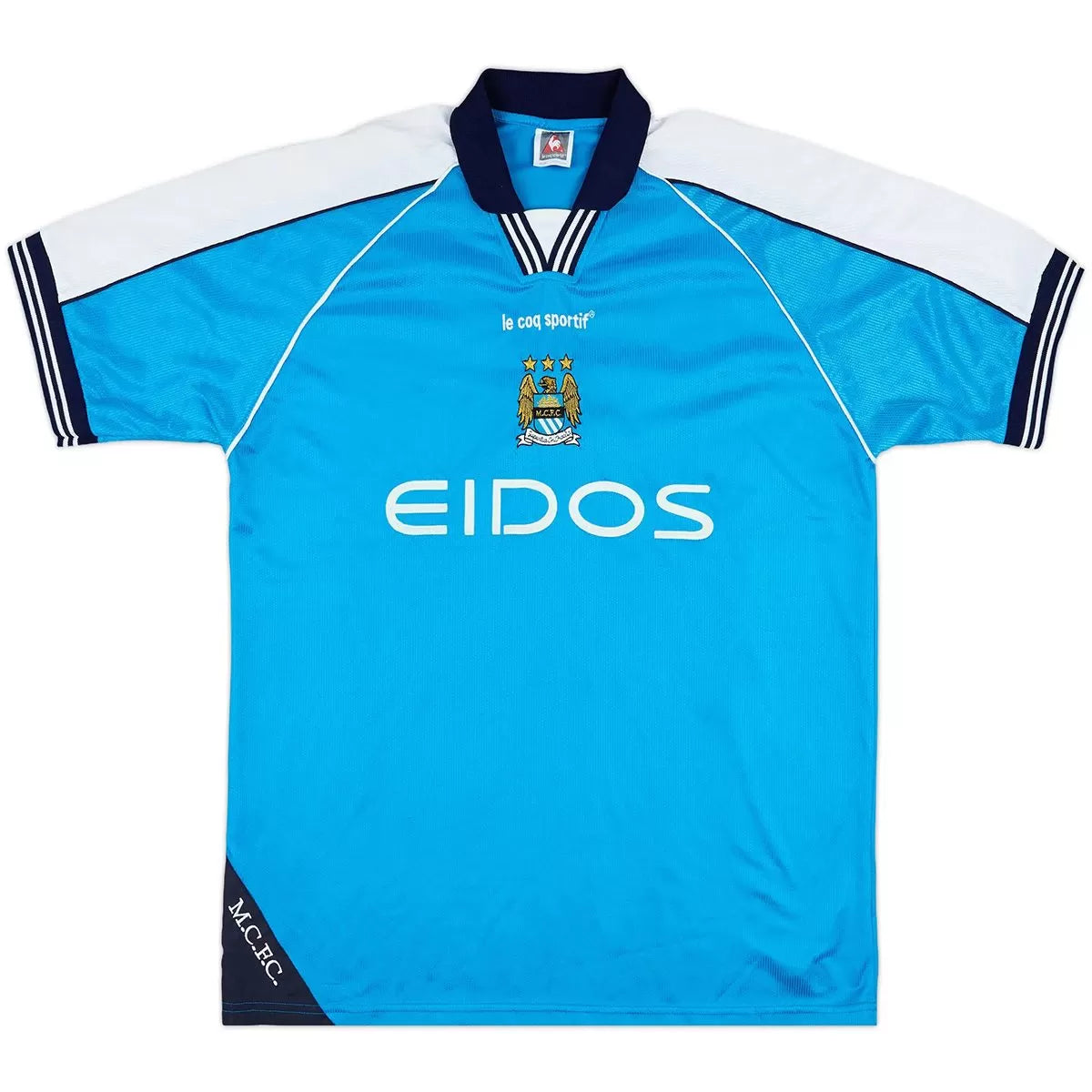 DICKOV #9 Manchester City 1999/01 Hjemme Retro drakt