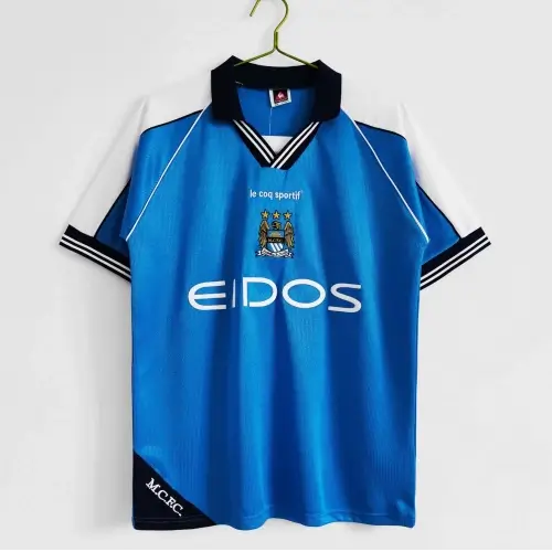 Manchester City 1999/01 Hjemme Retro drakt