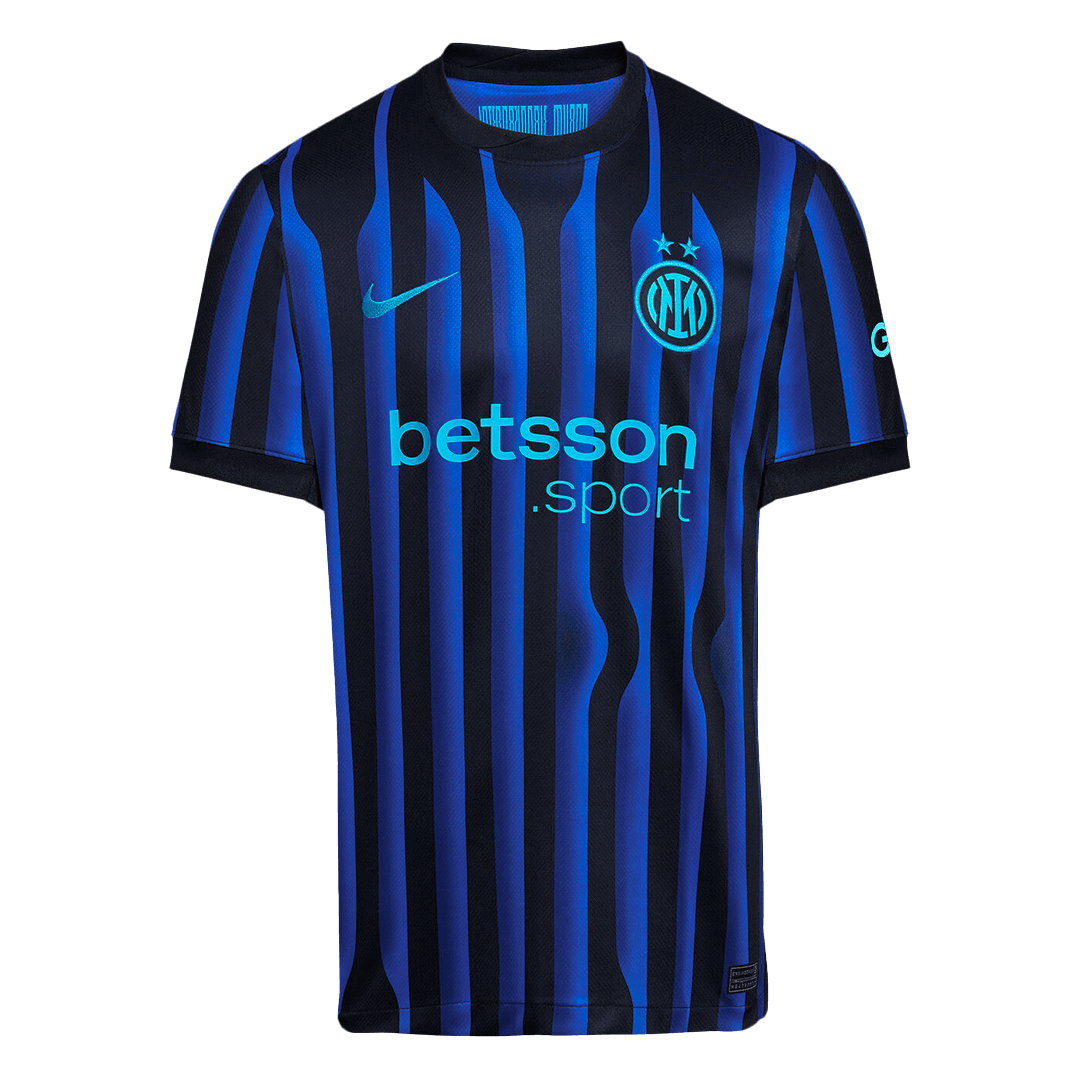 Inter Milan Hjemme Blå og Svart Herrer Fan-drakt 2025/26