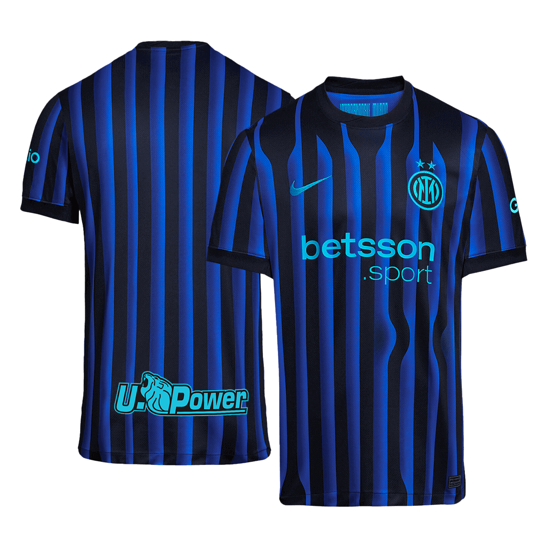 Inter Milan Hjemme Blå og Svart Herrer Fan-drakt 2025/26