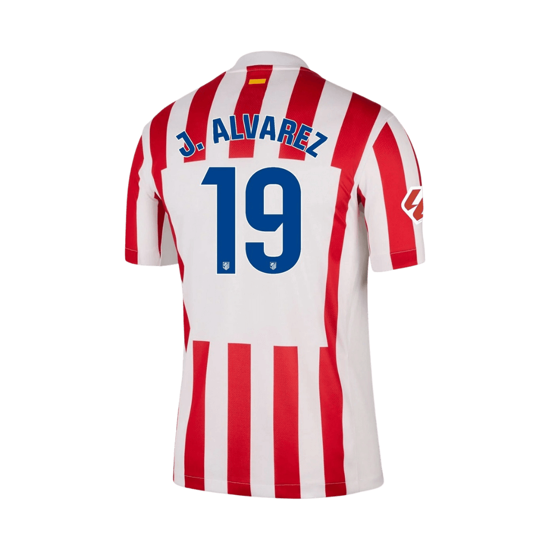 J.ALVAREZ #19 Atletico Madrid Hjemme Herrer Fan-drakt 2025/26