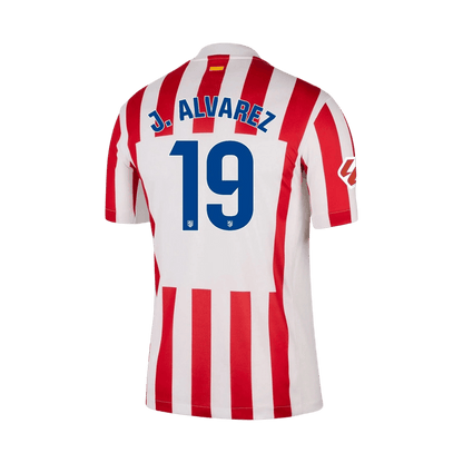 J.ALVAREZ #19 Atletico Madrid Hjemme Herrer Fan-drakt 2025/26