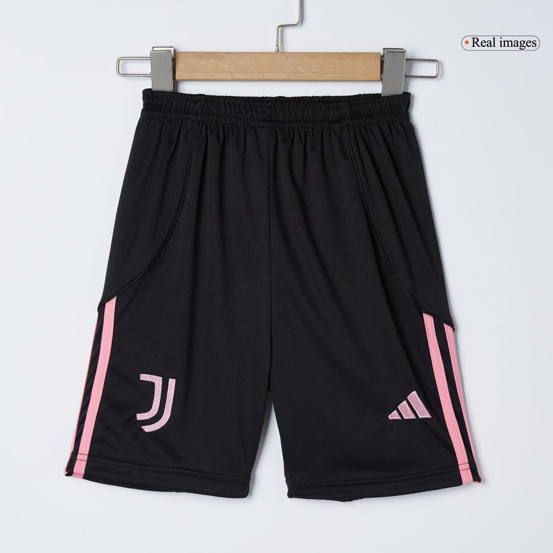 Juventus Hjemme Svart og Hvit Barn Drakt + Shorts 2025/26