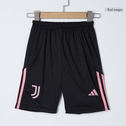 Juventus Hjemme Svart og Hvit Barn Drakt + Shorts 2025/26