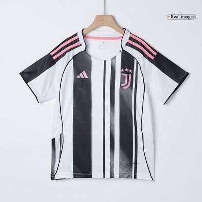 Juventus Hjemme Svart og Hvit Barn Drakt + Shorts 2025/26