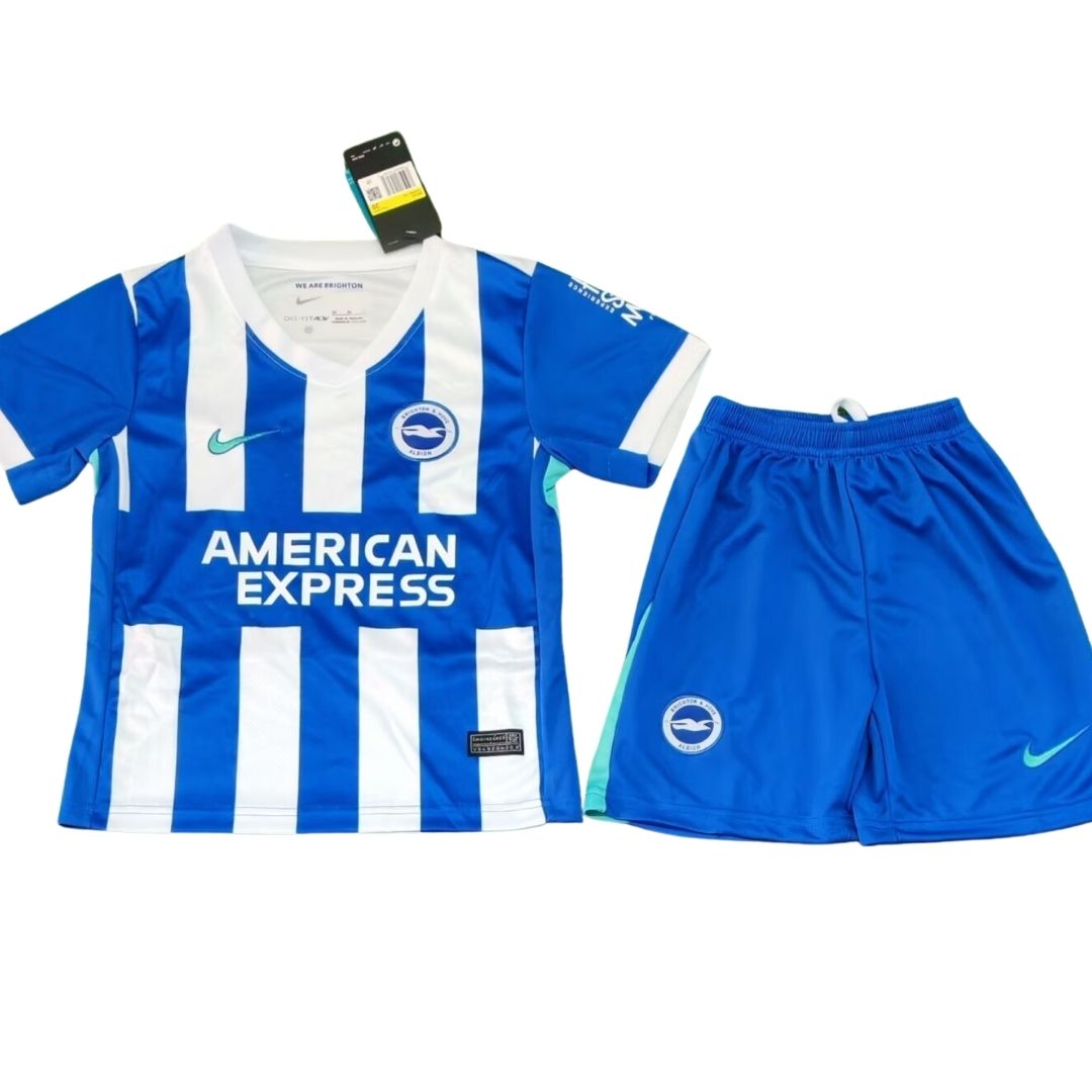 Brighton & Hove Albion Hjemme Barn Drakt + Shorts 2025/26
