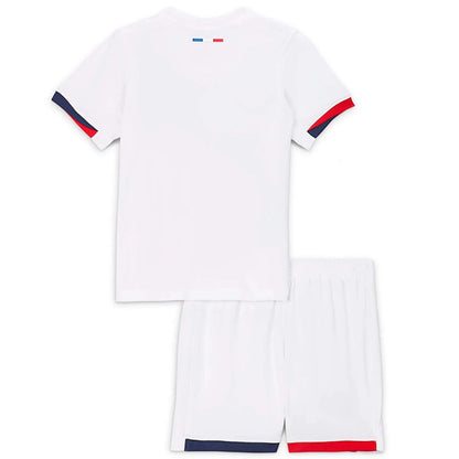 PSG Borte Barn Draktsett 2025/26 – Trøye + Shorts + Strømper