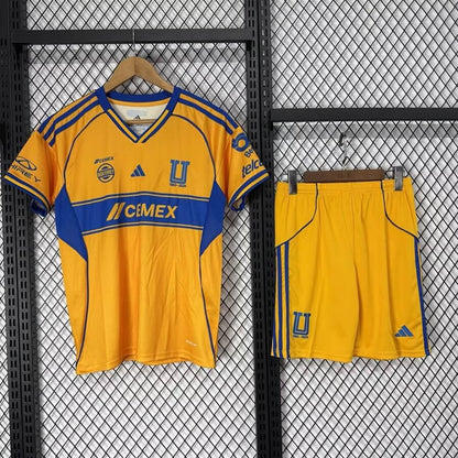 Tigres UANL Hjemme Barn Drakt + Shorts 2025/26