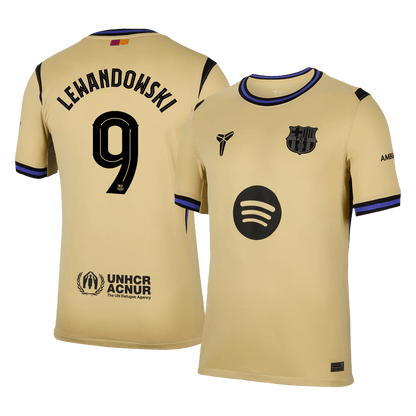 LEWANDOWSKI #9 Barcelona Borte UCL Herrer Fan-drakt 2025/26