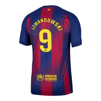 LEWANDOWSKI #9 Barcelona Hjemme Herrer Matchdrakt 2025/26