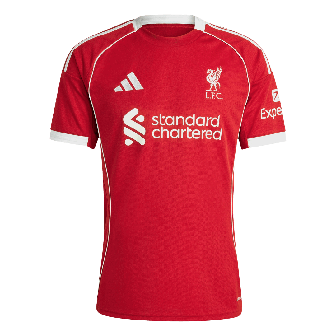 Szoboszlai #8 Liverpool Hjemme Herrer Fan-drakt 2025/26